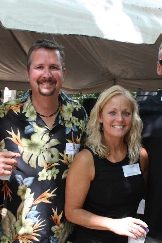 Greg Fluegel, Scott McNamara, Ramona & Dan Decker at the 26th Annual Higgins Lake Foundation Awareness Day